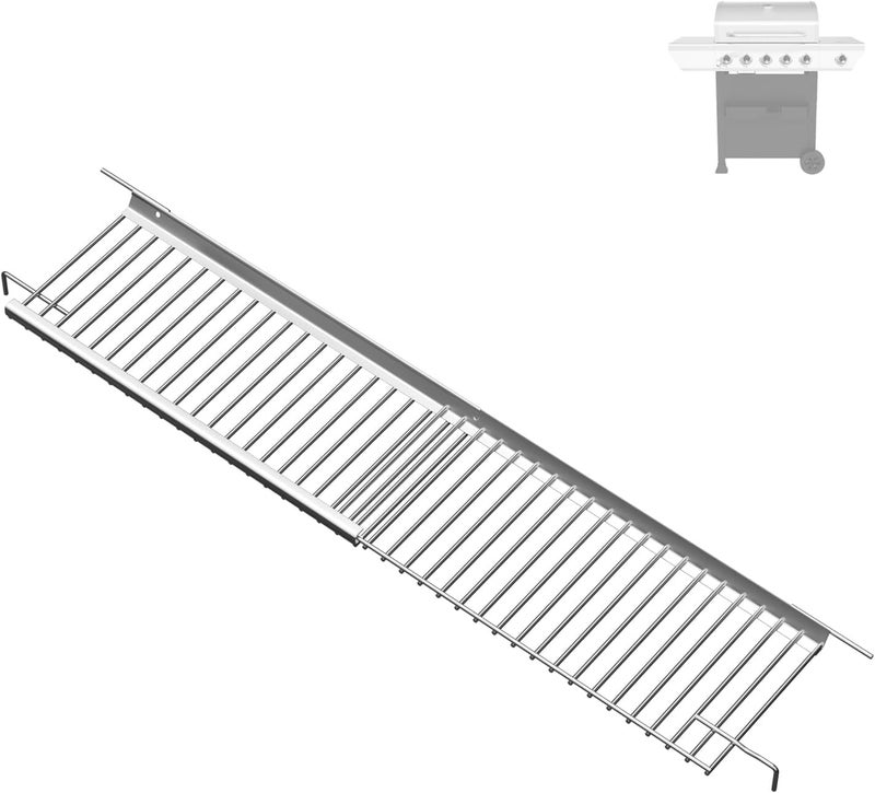 BBQration Universal Warming Rack for Nexgrill Grill Parts 720-0888S 720-0830X 720-0925P 720-0925PG, Grill Top Rack for Nexgrill 720-0830X, Adjustable Grill Warming Rack for Nexgrill Replacement Parts - Image 1